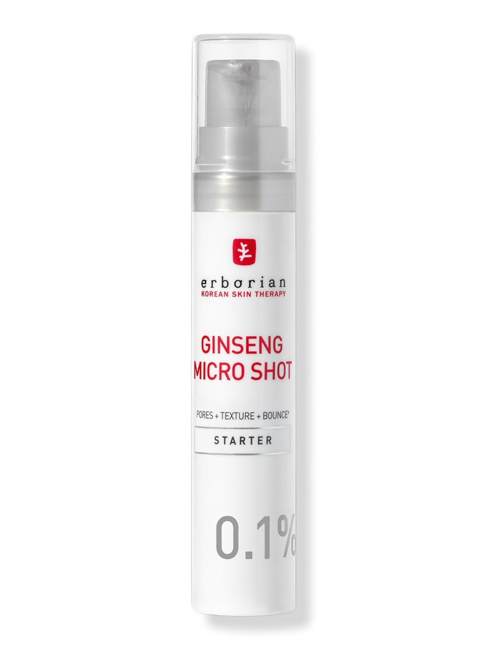Erborian Ginseng Micro Shot Serum 0.1% Skin Refining Serum With Korean Ginseng